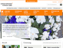 Tablet Screenshot of esboforsamlingar.fi